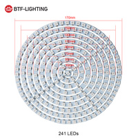 WS2812B — anneau lumineux Led rond avec adressable, lumière Arduino, rvb, dc 5v