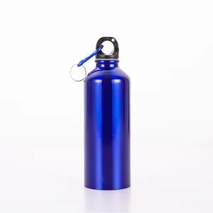 Water Bottle Water Bottle PROMO Outdoor Aluminium Water Bottle 500ML 750ML Bottles With Carabiner