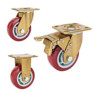 מפעל סין 4/<span class=keywords><strong>5</strong></span>/6/8 אינץ '200/250/300/350 ק "ג מלגזה חלקים סופר כבד כבד ברזל פס קור גלגל קור - Product Image 1