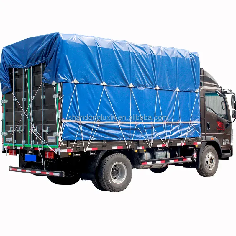 ברזנט בד PVC מתקפל כיסוי משאית אוהל עמיד למים ברזנט קמפינג למפעלי חוץ