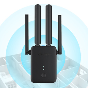 Repetidor WiFi de alta potencia LV-WR42Q de cuatro antenas y 300 Mbps – Amplificador de señal y extensor de alcance para router inalámbrico L436 - Product Image 4