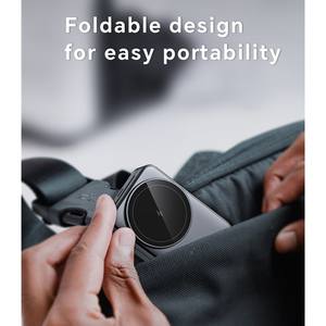 Chargeur sans fil 3-<span class=keywords><strong>en</strong></span>-1 magnétique pliable <span class=keywords><strong>avec</strong></span> veilleuse, support de charge rapide 15W pour montre, <span class=keywords><strong>en</strong></span> alliage d'aluminium, portable, vente <span class=keywords><strong>en</strong></span> <span class=keywords><strong>gros</strong></span> - Product Image 4