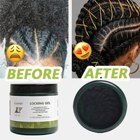 Gel Coiffant et Fixant Naturel 16 Oz pour Tresses, Brillance et Contrôle des Bords, Cire Coiffante Tendance, Produits à Marque Privée