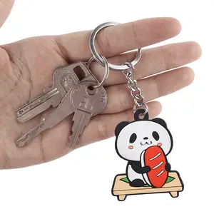 비즈니스 광고 실리콘 고무 열쇠 고리 소프트 PVC 열쇠 고리 로고가있는 맞춤형 애니메이션 맞춤형 브랜드 열쇠 고리