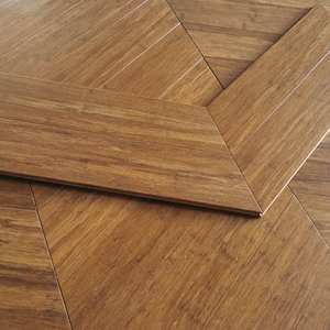 Suelo de Parqué de Bambú Sólido Tejido en Espiga, Diseño Chevron, para Interiores, Sala de Estar, Fácil Instalación, Flotante 5 - Product Image 5