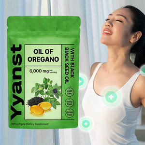 แคปซูลน้ำมันเมล็ดดำและออริกาโนแบบซอฟต์เจล สูตรน้ำตาลต่ำ สำหรับเสริมภูมิคุ้มกันผู้ใหญ่ รับผลิตแบบ OEM/ODM บรรจุภัณฑ์ตามสั่ง - Product Image 1