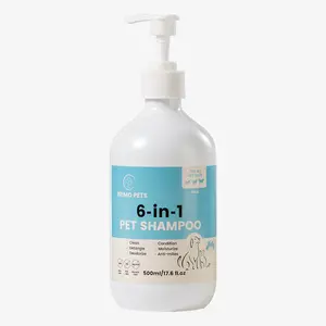 Großhandel haut freundlich sanft hypo allergen Milch duft Haustier 6-in-1 500ml Bad Dusche Shampoo