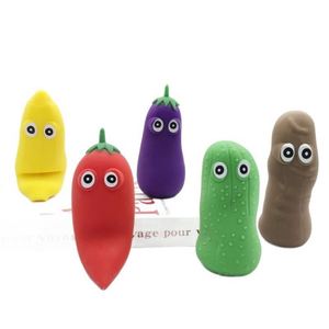 Cute Simulated Cucumber Stretch <b>Pull</b> Vegetable Shaped Stress Relief Squeeze Decompression Kids Fidget Toy - Product Image 3