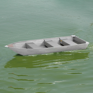 Bote de Remo de Aluminio Costero de Doble Casco para 4 Personas, 12 pies/14 pies, Tamaño de Competición, Nuevo, para Uso en Lagos y Ríos - Product Image 1