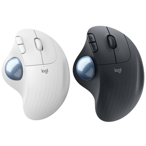 Souris Trackball sans fil 3D Logitech ERGO M575s avec rétroéclairage LED Noir/Blanc - Product Image 1
