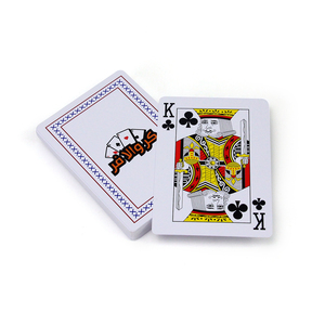 Tùy chỉnh thiết kế tuck hộp singe boong 54 thẻ <span class=keywords><strong>32</strong></span> thẻ 100% PVC nhựa chơi thẻ không thấm nước Poker baloot - Product Image 4