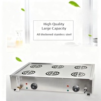 Vaporera Eléctrica Comercial de Acero Inoxidable de 6 Compartimentos para Alimentos, Vaporera Eléctrica Multifuncional Automática para Dim Sum y Calentamiento