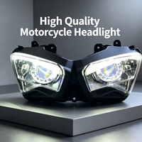 Feux avant LED Premium 2018-2023, ensemble de phares LED Devil Eye modifiés pour Kawasaki Ninja 400