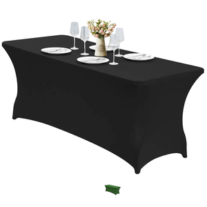 Vente en gros bon marché couleur personnalisée conceptions personnalisées logo imprimé par sublimation couverture de <span class=keywords><strong>table</strong></span> jetable étanche à l'huile <span class=keywords><strong>extensible</strong></span> pour - Product Image 5