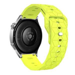 Nouveauté - Bracelet en silicone pour <span class=keywords><strong>Huawei</strong></span> GT6 22 mm, motif football, fermeture à pression, couleur unie, bracelets de montre en silicone - Product Image 4