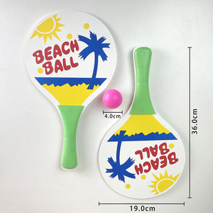 Raqueta de Playa de Madera con Logotipo Personalizado, Raqueta de Tenis de <span class=keywords><strong>Arena</strong></span> Portátil para Exteriores, Regalo Deportivo, Juguetes de Pelota de Playa - Product Image 3