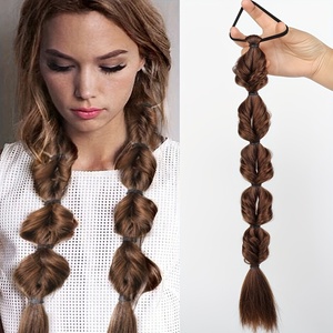 <span class=keywords><strong>Trenzas</strong></span> <span class=keywords><strong>de</strong></span> Fibra <span class=keywords><strong>de</strong></span> Alta Temperatura <span class=keywords><strong>de</strong></span> Moda: Peluca <span class=keywords><strong>con</strong></span> <span class=keywords><strong>Trenzas</strong></span> Pequeñas Tipo Burbuja y Cola <span class=keywords><strong>de</strong></span> Caballo - Product Image 2