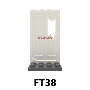 FT33-38 Les Mini Blocs de Construction du Film Le Démon du Bain : Scène de la Porte de la Salle de Bain des Frères et Sœurs Shining Jack, Wendy, <span class=keywords><strong>Danny</strong></span>, Grady - Jouets pour Enfants - Product Image 6