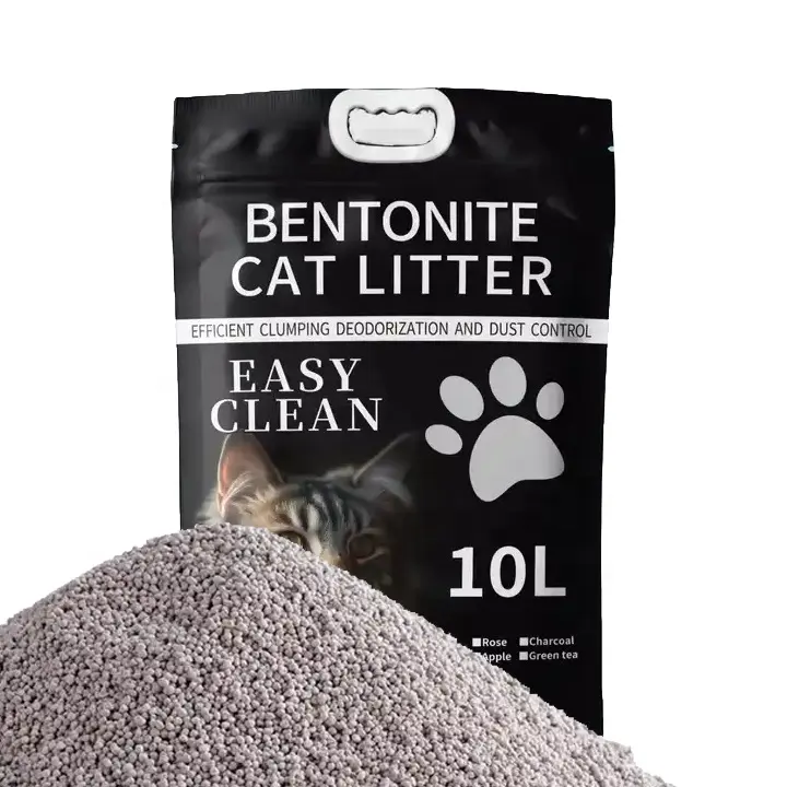Productos más vendidos 2024 arena para gatos de bentonita Amazon con aroma arena para gatos de bentonita de alta calidad arena para gatos de bentonita perfumada