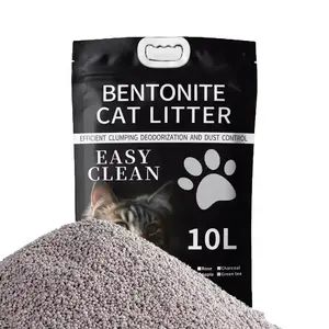 Produk penjualan terbaik 2024 kotoran kucing bentonit amazon dengan Aroma kualitas tinggi kotoran kucing bentonit beraroma sampah kucing bentonit