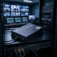 Codificador de Video 4K30 H.265 HEVC a IP con Salida en Bucle, Transmisión en Vivo 4K UHD para /RTSP/RTMP, Audio Incluido
