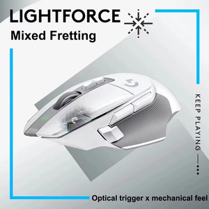 Ratón para Juegos Logitech G502 X, Sensor HERO 25K, Interruptores Híbridos LIGHTFORCE, 89g de Peso Ligero, 13 Botones Programables, RGB - Product Image 6