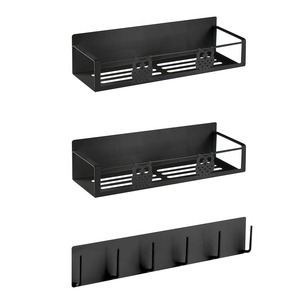 ชั้นวางเครื่องเทศแม่เหล็ก ชุด 3 ชิ้น ที่จัดเก็บในตู้เย็นพร้อมตะขอสำหรับใช้ในครัว - Product Image 5