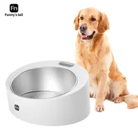 Bol à aliments pour chien, balance électronique OEM, en métal de luxe, pour animal de compagnie, bol d'eau et à nourriture