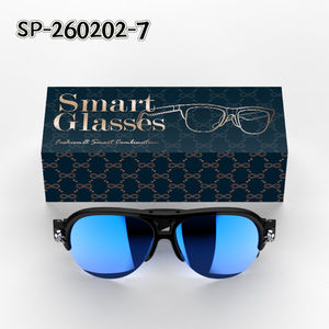 แว่นกันแดดบลูทูธอัจฉริยะสำหรับผู้ชาย แว่นตา<span class=keywords><strong>ฟัง</strong></span><span class=keywords><strong>เพลง</strong></span>ผ่านระบบส่งเสียงผ่านอากาศ ป้องกันรังสียูวี แว่นตาขับรถไร้สาย - Product Image 1