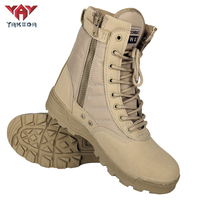 Chaussures de randonnée Yakeda à haute tige, imperméables, camouflage, bottes en cuir pour hommes, bottes tactiques