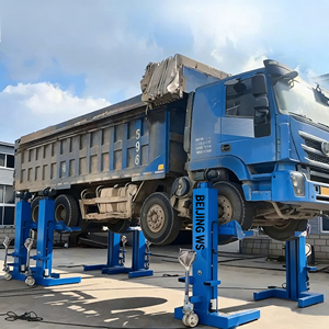 Elevador móvil de 4 postes de alta resistencia con certificación CE para mantenimiento y <span class=keywords><strong>reparación</strong></span> de autobuses y camiones comerciales - Product Image 5