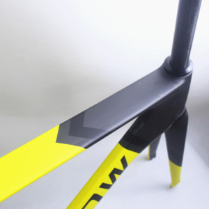 TR011 700C telaio per pista in carbonio completo telaio per bici da pista in carbonio <span class=keywords><strong>con</strong></span> forcella telaio per bicicletta fisso in carbonio T800 - Product Image 3