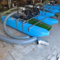 Promotion : Équipement de dragage neuf pour l'extraction d'or – Sluice de récupération d'or de 6 pouces avec moteur à essence pour petit bateau/dragueur flottant