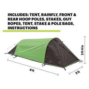 Tente d'extérieur ultralégère imperméable à 2 couches, Camping 3 saisons pour 1 personne, sac à dos léger - Product Image 3