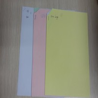 Papier NCR de qualité, papier autocopiant, 9,5''x5,5'', formulaires en papier continu