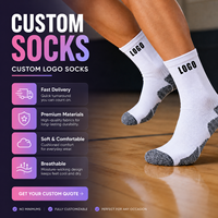 Chaussettes de sport athlétiques de qualité supérieure, respirantes, anti-humidité, chaussettes de course personnalisées en coton tricoté pour le basketball et les sports