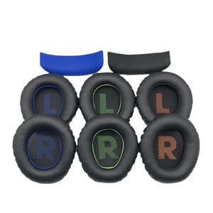 แผ่นรองหูแผ่นรองหูแผ่นรองหูแผ่นรองหูแผ่นหนังโปรตีนตัดเสียงรบกวนสำหรับชุดหูฟัง Q360 Q350ควอนตัม <span class=keywords><strong>Jbl</strong></span> - Product Image 5