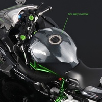 2024 vente chaude H2r Ninjas Sport motos moulé sous pression jouets en plastique tendance utilisé Dirt Bike 1:12 échelle roues mobiles