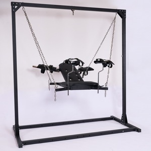 BANSEY Support autoportant pour balançoire sexuelle avec chaise de bondage et cadre de portique, Balançoire avec support, Fesselstuhl, Produits BDSM - Product Image 1
