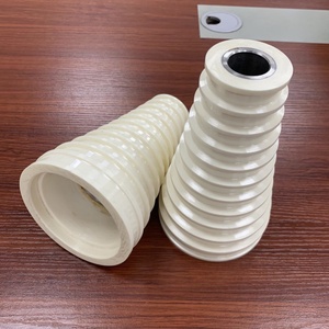 ลูกรอก/กรวยเซรามิก ZrO2 สีเหลือง/ขาว แบบแบน สำหรับเครื่องร้อยลวด (OEM) - Product Image 3