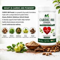 Poudre d'herbes Cardic-M8 avec des ingrédients botaniques naturels, formule végétale premium, fabrication OEM ODM sous marque privée