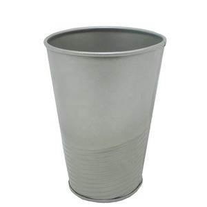 Vente en gros de dentelle demi-fond, doublure de métal décorative, forme ronde, jardinière élégante, Style classique, Pot fait à la main, personnalisé - Product Image 3