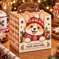 Boîtes cadeaux de Noël carrées écologiques personnalisées avec logo, en carton blanc, OEM ODM, fournisseur d'emballages pour bonbons et cadres photo de fêtes