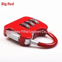 Cadenas à combinaison antivol compact en alliage métallique pour bagages, armoires, casiers de gym et voyages GSG-506