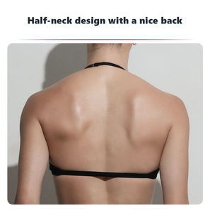 XW-YY244-1 New Style <strong>Halter</strong> Padded <strong>Sports</strong> <strong>Bra</strong> Women's High Quality Breathable Yoga Fitness Sportswear - Product Image 4