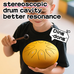 Đàn Handpan Tùy Chỉnh 6 Inch 8 Nốt Một Lớp, Sản Xuất Trực Tiếp Từ Nhà Máy Quảng Đông, Đồ Chơi Nhạc Cụ Trị Liệu, Nhạc Cụ Gõ - Product Image 2