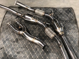 Tùy chỉnh 304 thép không gỉ đua Cat-back downpipe VW Volkswagen Passat R36 B6 3.6 V6 hệ thống ống xả - Product Image 4