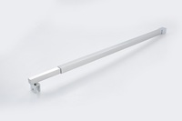 Barre de support de douche en alliage de zinc poli miroir de qualité supérieure, marque DC, pour salle de bain d'hôtel, quincaillerie