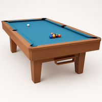 Table de billard professionnelle Maxima 8 en bois massif avec plateau en ardoise, prix usine, pour tournois et usage commercial