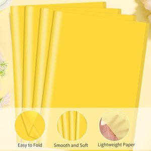 Bulk Yellow Tissue <strong>Paper</strong> 25x26 Inches Multi-Use Wrapping <strong>Paper</strong> for Gift Bags, Crafts, Wedding &amp; Birthday Party Decor <strong>Kite</strong> <strong>Paper</strong> - Product Image 2